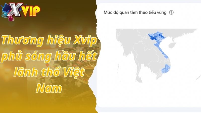 Thương hiệu Xvip phủ sóng hầu hết lãnh thổ Việt Nam